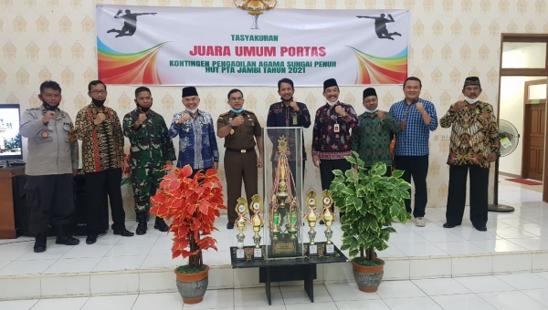 Juara Umum, Bupati dan Forkopimda Kerinci Hadiri Tasyakuran PA Sungai Penuh